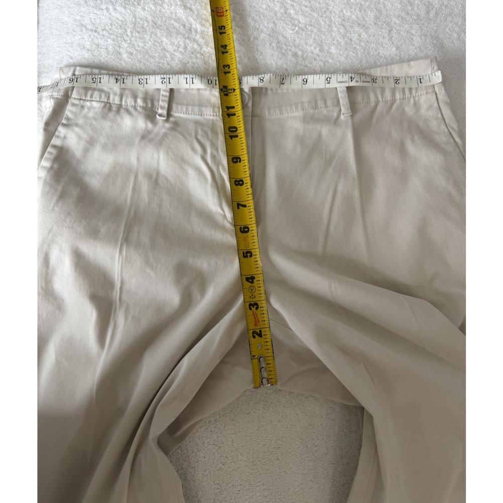 J Jill Ivory Chino Cotton wide leg Pants Women's Timeless Business Size 12 - Picture 5 of 11